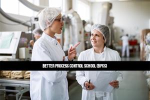 Two women discussing the best way to process food